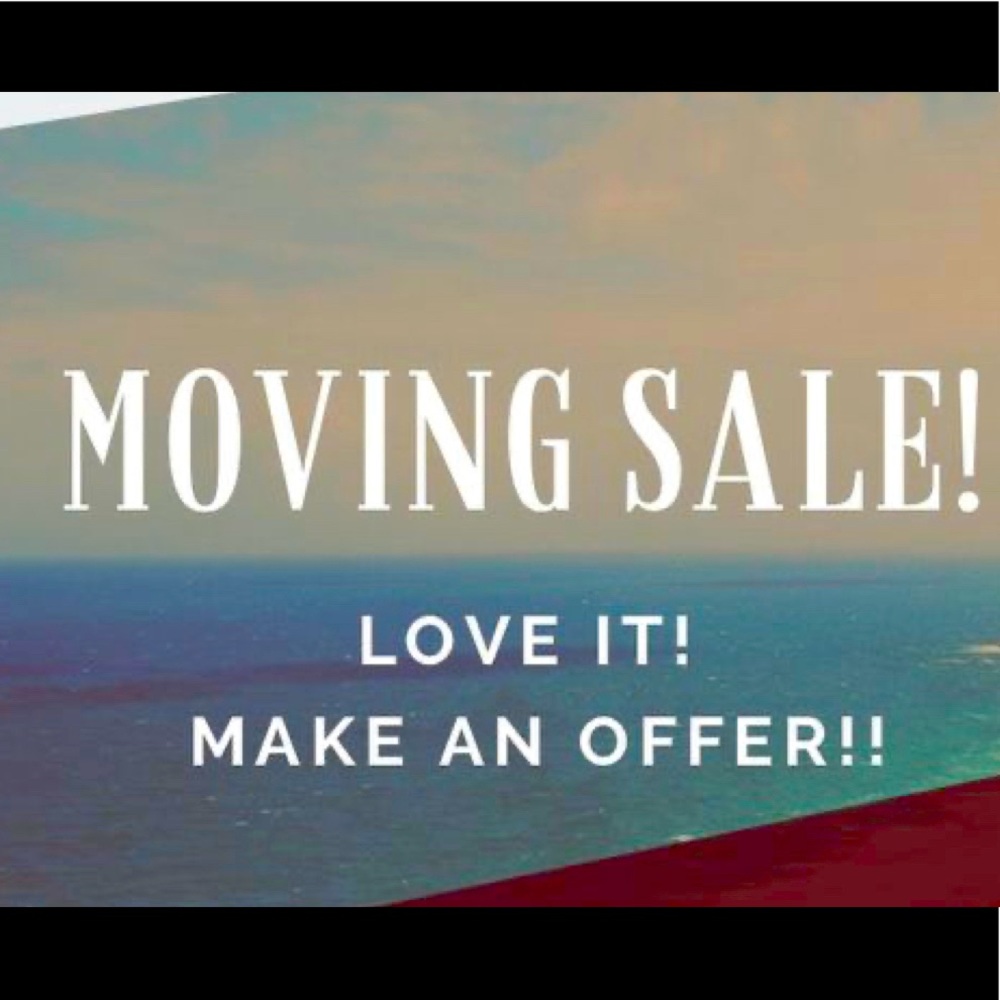 Moving sale